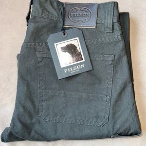 Filson Dry Tin Utility 5 Pocket Pant - Men’s 32x34 Raven